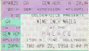 <a href='concert.php?concertid=219'>1994-04-28 - Hollywood Palace  - Los Angeles</a>