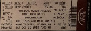 <a href='concert.php?concertid=1034'>2018-10-20 - Boch Center - Boston</a>