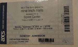 <a href='concert.php?concertid=880'>2013-09-30 - Sprint Center - Kansas City</a>